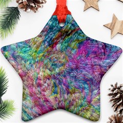 Abstract Candies Ornament (star)