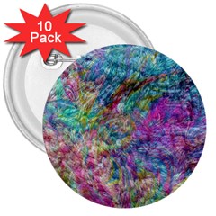 Abstract Candies 3  Buttons (10 Pack)  by kaleidomarblingart