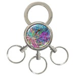 Abstract candies 3-Ring Key Chain Front