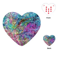 Abstract Candies Playing Cards Single Design (heart)