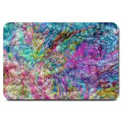 Abstract Candies Large Doormat by kaleidomarblingart