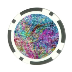 Abstract Candies Poker Chip Card Guard by kaleidomarblingart