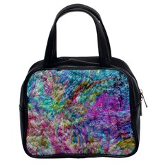 Abstract Candies Classic Handbag (two Sides) by kaleidomarblingart