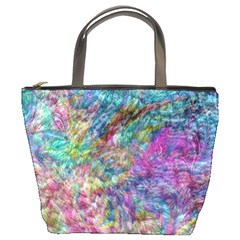 Abstract Candies Bucket Bag by kaleidomarblingart