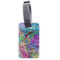 Abstract Candies Luggage Tag (one Side) by kaleidomarblingart