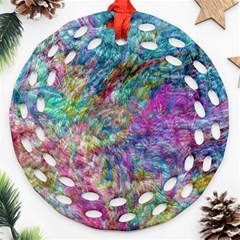 Abstract Candies Ornament (round Filigree)