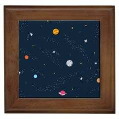 Space Nasa Galaxy Framed Tile