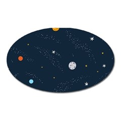 Space Nasa Galaxy Oval Magnet