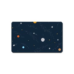 Space Nasa Galaxy Magnet (name Card)