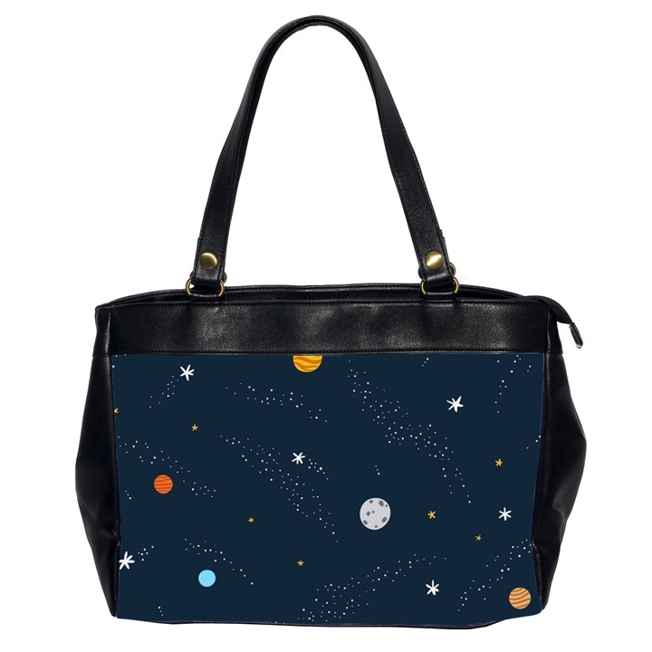 Space Nasa Galaxy Oversize Office Handbag (2 Sides)