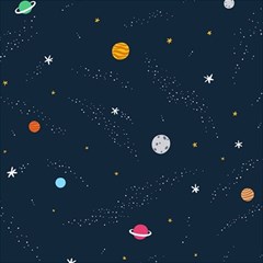 Space Nasa Galaxy Play Mat (rectangle)