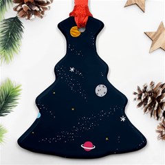 Space Nasa Galaxy Christmas Tree Ornament (two Sides)