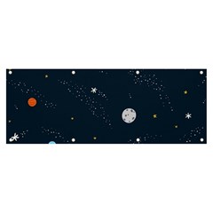 Space Nasa Galaxy Banner And Sign 8  X 3  by Perong