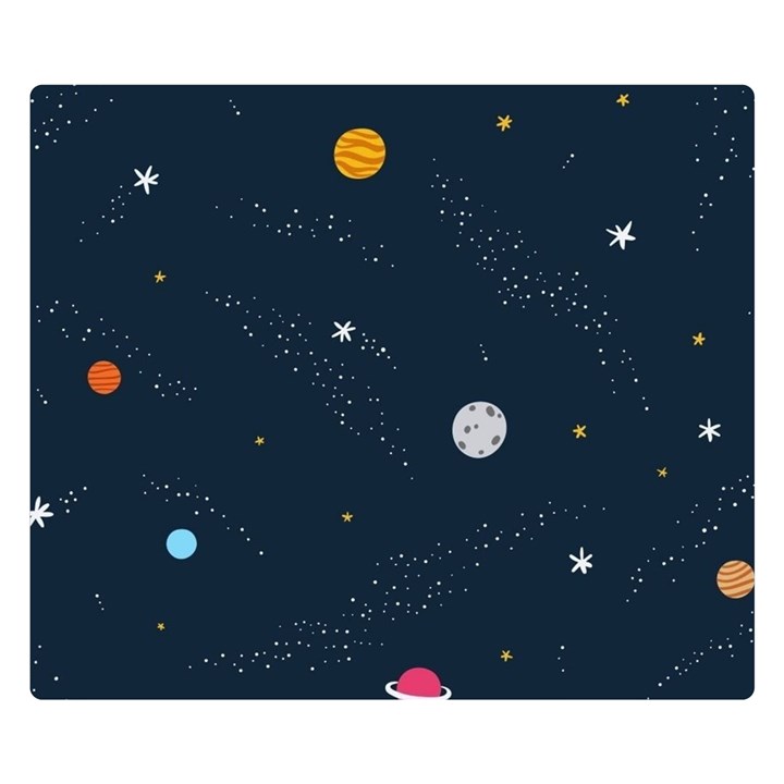 Space Nasa Galaxy Premium Plush Fleece Blanket (Small)