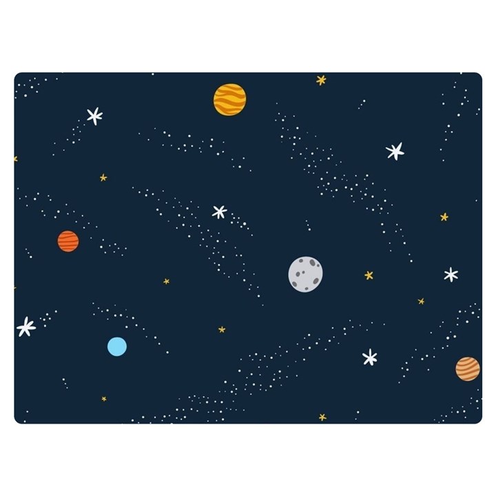 Space Nasa Galaxy Premium Plush Fleece Blanket (Extra Small)