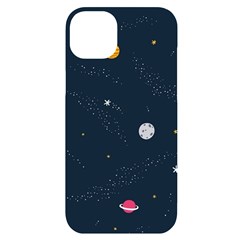 Space Nasa Galaxy Iphone 14 Plus Black Uv Print Case by Perong