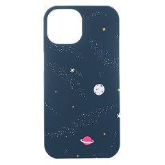 Space Nasa Galaxy Iphone 15 Black Uv Print Pc Hardshell Case by Perong