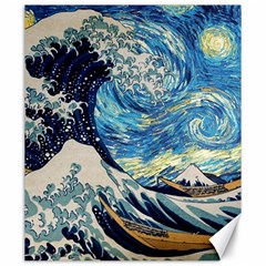 The Great Wave Of Kanagawa Painting Canvas 20  X 24  by Perong