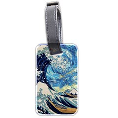 The Great Wave Of Kanagawa Painting Luggage Tag (two Sides) by Perong