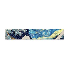 The Great Wave Of Kanagawa Painting Premium Plush Fleece Scarf (mini) by Perong