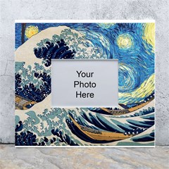 The Great Wave Of Kanagawa Painting White Wall Photo Frame 5  X 7  by Perong