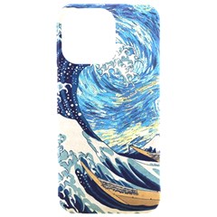 The Great Wave Of Kanagawa Painting Iphone 15 Pro Max Black Uv Print Pc Hardshell Case by Perong