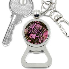 Pink Browning Deer Glitter Camo Bottle Opener Key Chain