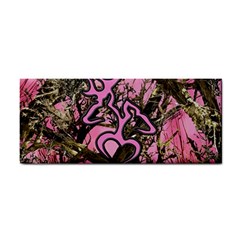 Pink Browning Deer Glitter Camo Hand Towel by Perong