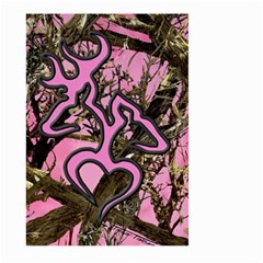 Pink Browning Deer Glitter Camo Large Garden Flag (two Sides) by Perong