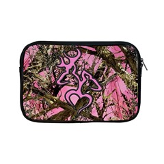 Pink Browning Deer Glitter Camo Apple Ipad Mini Zipper Cases by Perong