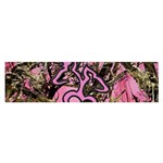 Pink Browning Deer Glitter Camo Oblong Satin Scarf (16  x 60 ) Front