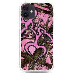 Pink Browning Deer Glitter Camo iPhone 12/12 Pro TPU UV Print Case