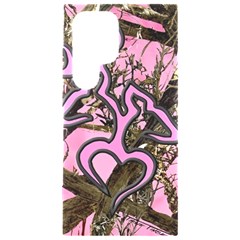 Pink Browning Deer Glitter Camo Samsung Galaxy S24 Ultra 6 9 Inch Black Tpu Uv Case