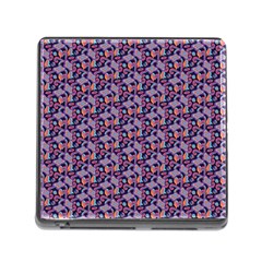 Trippy Cool Pattern Memory Card Reader (square 5 Slot) by designsbymallika