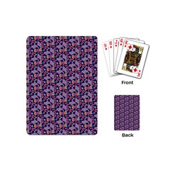 Trippy Cool Pattern Playing Cards Single Design (mini)