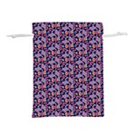 Trippy Cool Pattern Lightweight Drawstring Pouch (M) Front