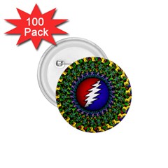 Grateful Dead Bear Pattern 1 75  Buttons (100 Pack) 