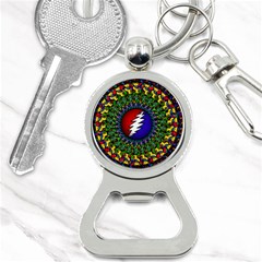 Grateful Dead Bear Pattern Bottle Opener Key Chain by Maspions