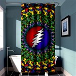 Grateful Dead Bear Pattern Shower Curtain 36  x 72  (Stall)  Curtain(36 X72 )