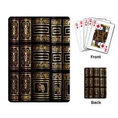 Detail Golden Gold Ornaments Playing Cards Single Design (rectangle) by Ravend