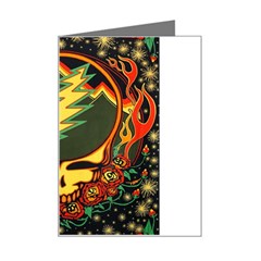 Grateful Dead Scarlet Fire Mini Greeting Card by Perong