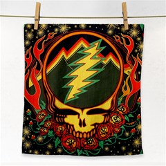 Grateful Dead Scarlet Fire Face Towel by Perong