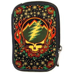 Grateful Dead Scarlet Fire Compact Camera Leather Case by Perong