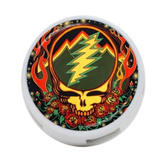 Grateful Dead Scarlet Fire 4-port Usb Hub (two Sides) by Perong