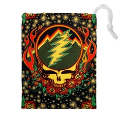 Grateful Dead Scarlet Fire Drawstring Pouch (4xl) by Perong