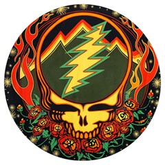 Grateful Dead Scarlet Fire Round Trivet by Perong