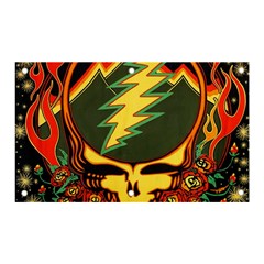 Grateful Dead Scarlet Fire Banner And Sign 5  X 3  by Perong