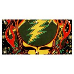 Grateful Dead Scarlet Fire Banner And Sign 6  X 3  by Perong