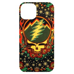 Grateful Dead Scarlet Fire Iphone 14 Black Uv Print Case by Perong