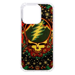 Grateful Dead Scarlet Fire Iphone 14 Pro Tpu Uv Print Case by Perong